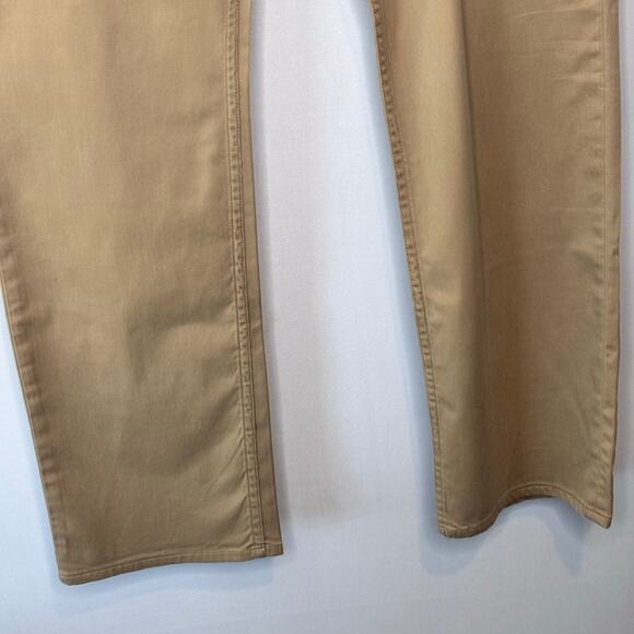 Polo Ralph Lauren Chino Pants 38x34 The Prospect Straight Flat Front Khaki Mens - Picture 6 of 12
